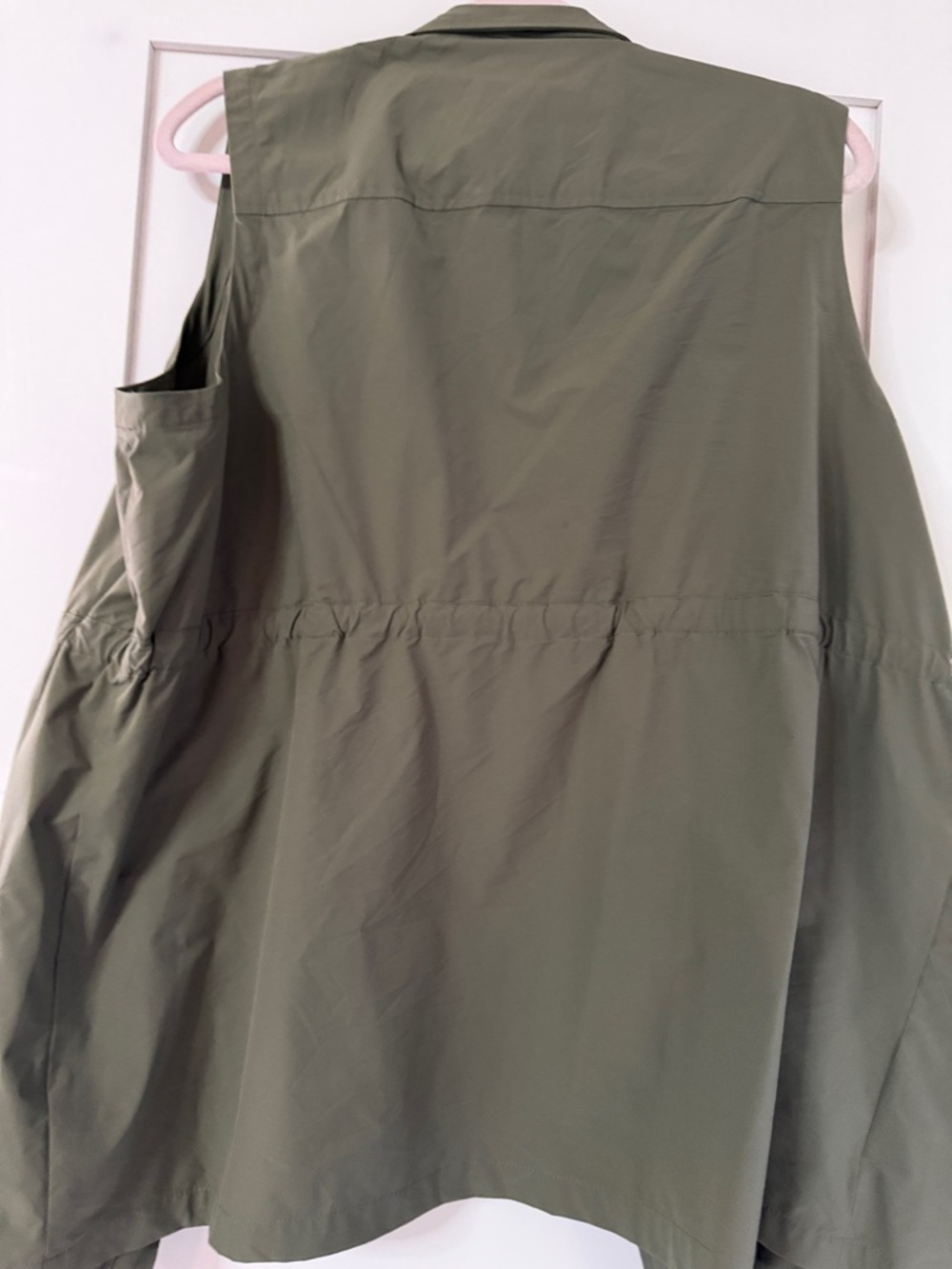 torrid Olive Utility Vest with Drawstring Waist - Picture 6 of 7